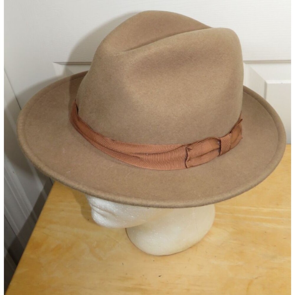 Country Gentleman Lite Felt Original Fedora Hat Packable Water Repellant XL